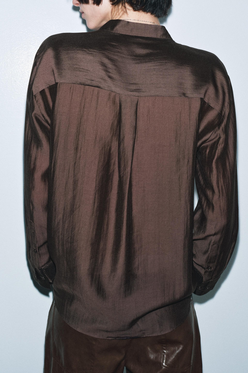 ZW COLLECTION FLOWING SHIRT - Zara фото 3