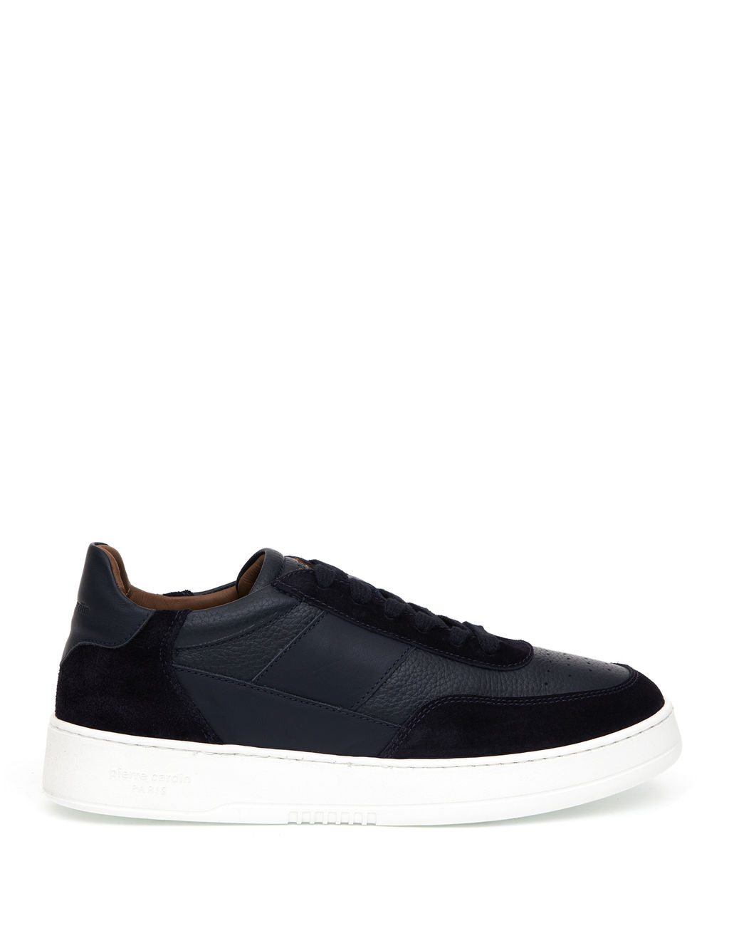 Lacivert %100 Deri Casual Ayakkab_