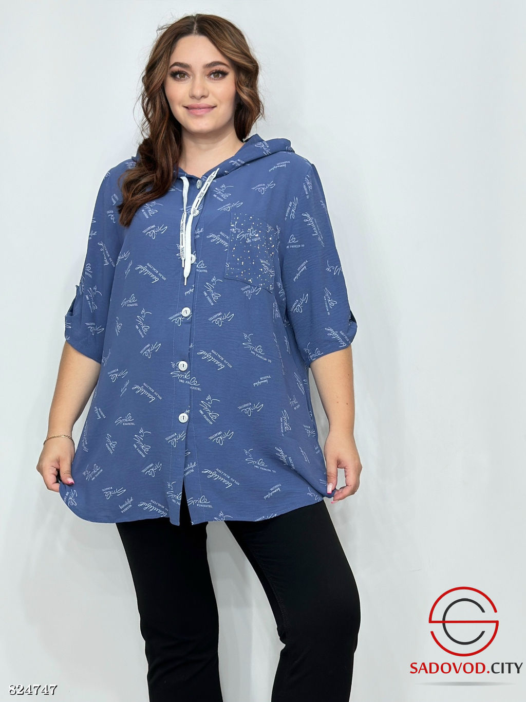 Кофта женская с капюшоном