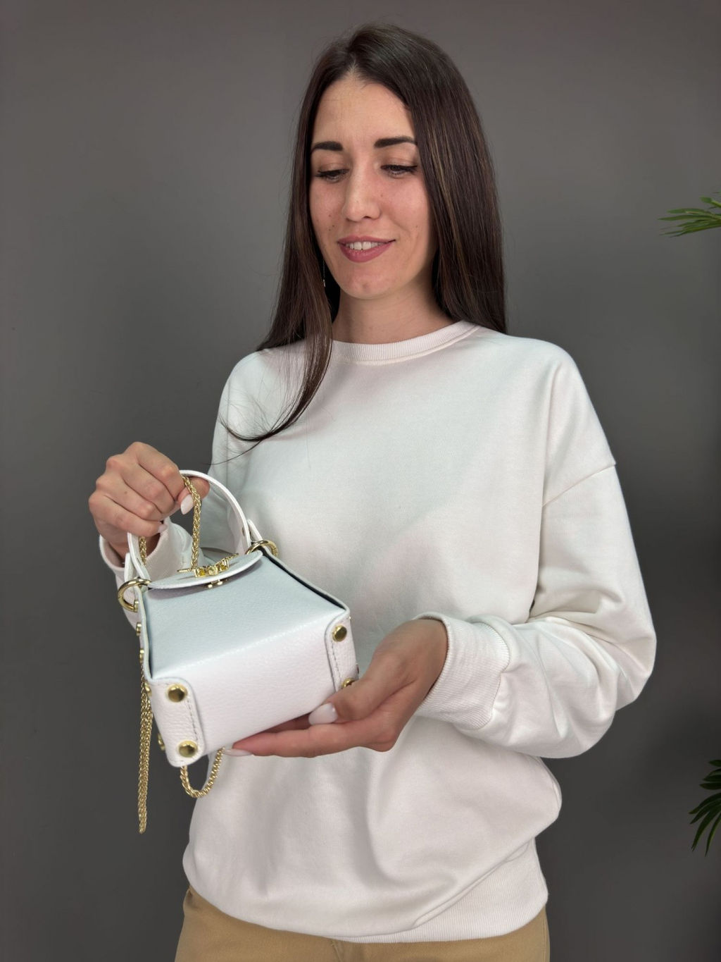 Сумка женская из телячьей кожи