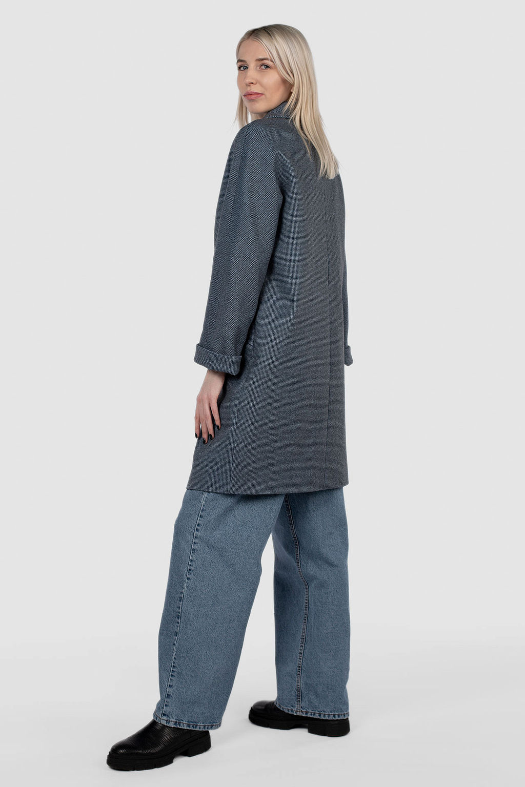 02-3200 Пальто женское утепленное - El podio фото 4