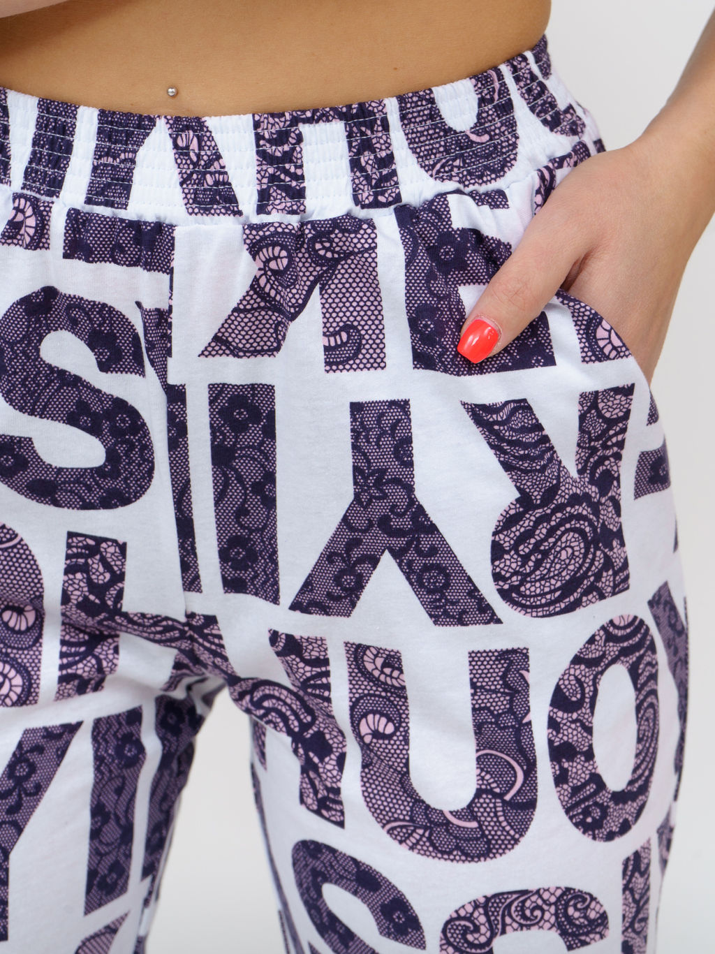 775/2 Пижама "Буквы/т.синий"