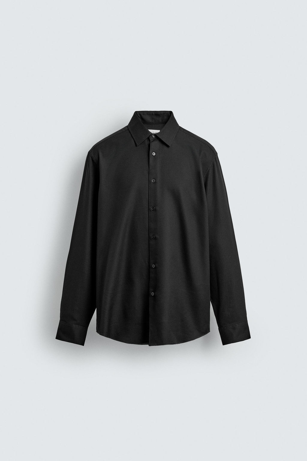 Рубашка CAMISA ESTRUCTURA EASY CARE черная