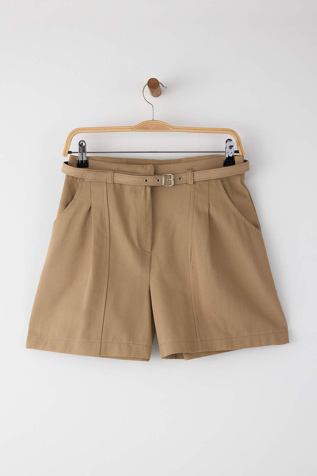 Vizon Gabardin Pamuklu Kemerli City Boy Sort & Bermuda TWOAW26SR00009