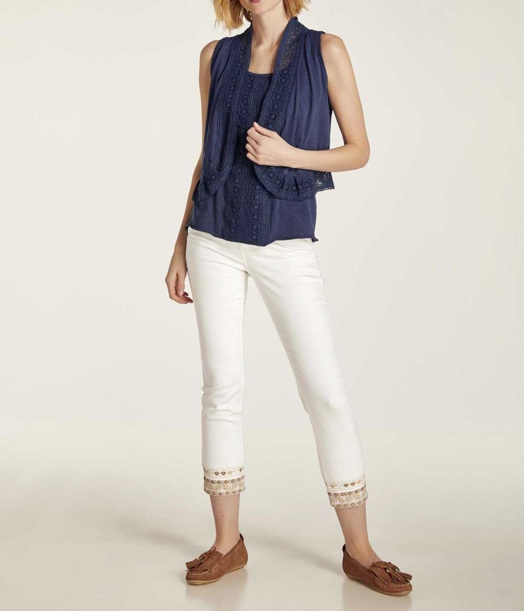 Топ и жилет, синие - Heine фото 3