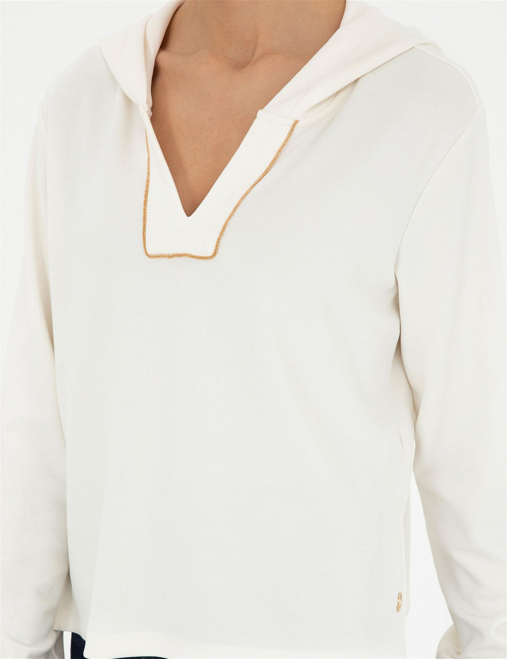 Ekru Regular Fit Sweatshirt - Pierre cardin фото 6