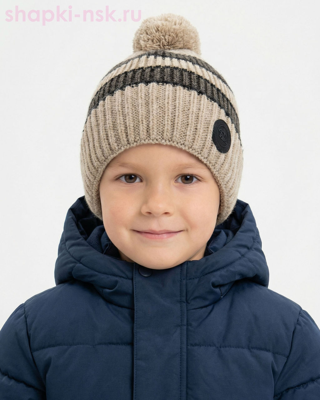14589/2 MBH Колпак для мальчика флис (54-56)