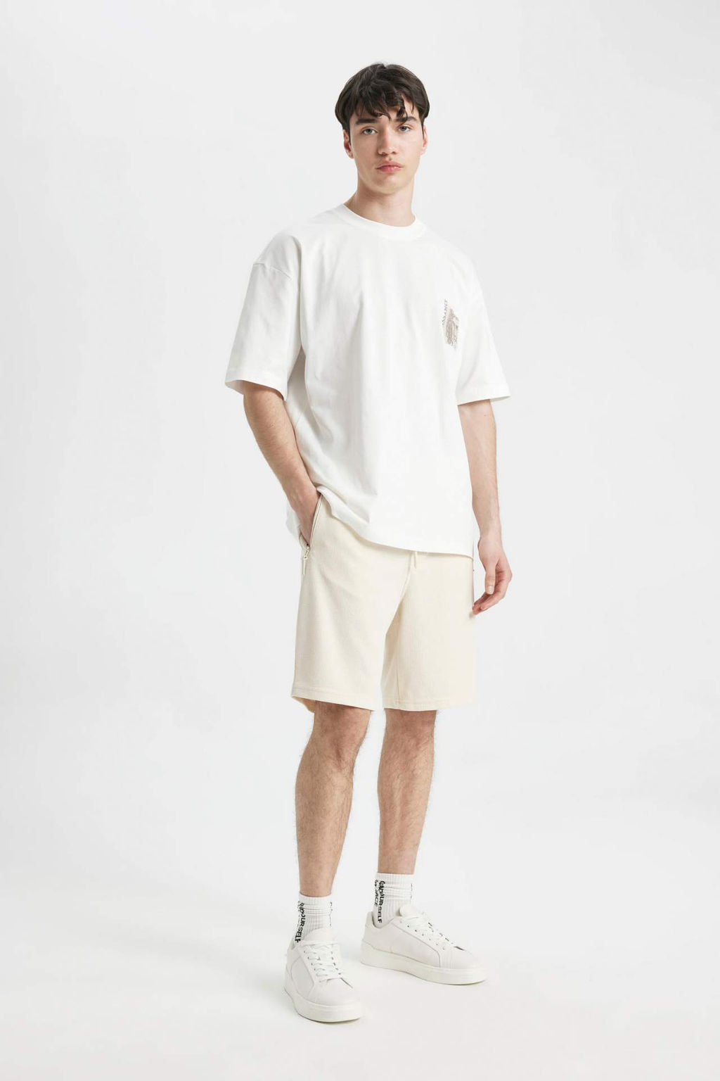 Regular Fit Duz Paca Cepli Basic Duz Sort - Defacto фото 4
