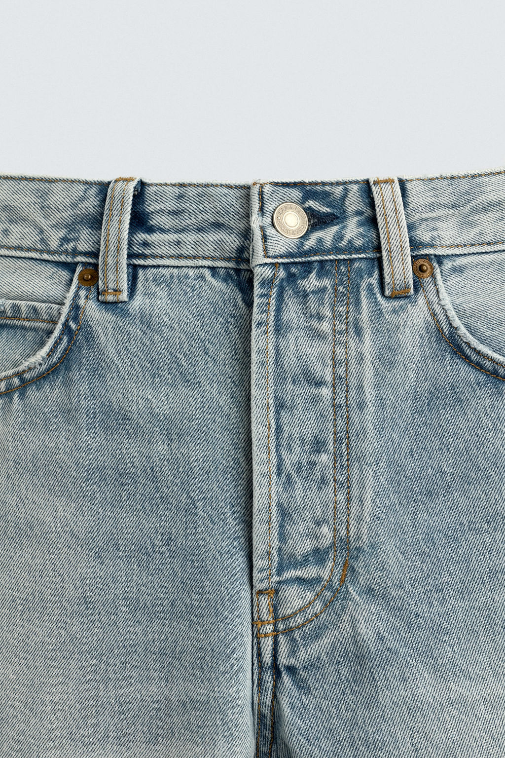 REGULAR STRAIGHT-LEG JEANS - Zara фото 9