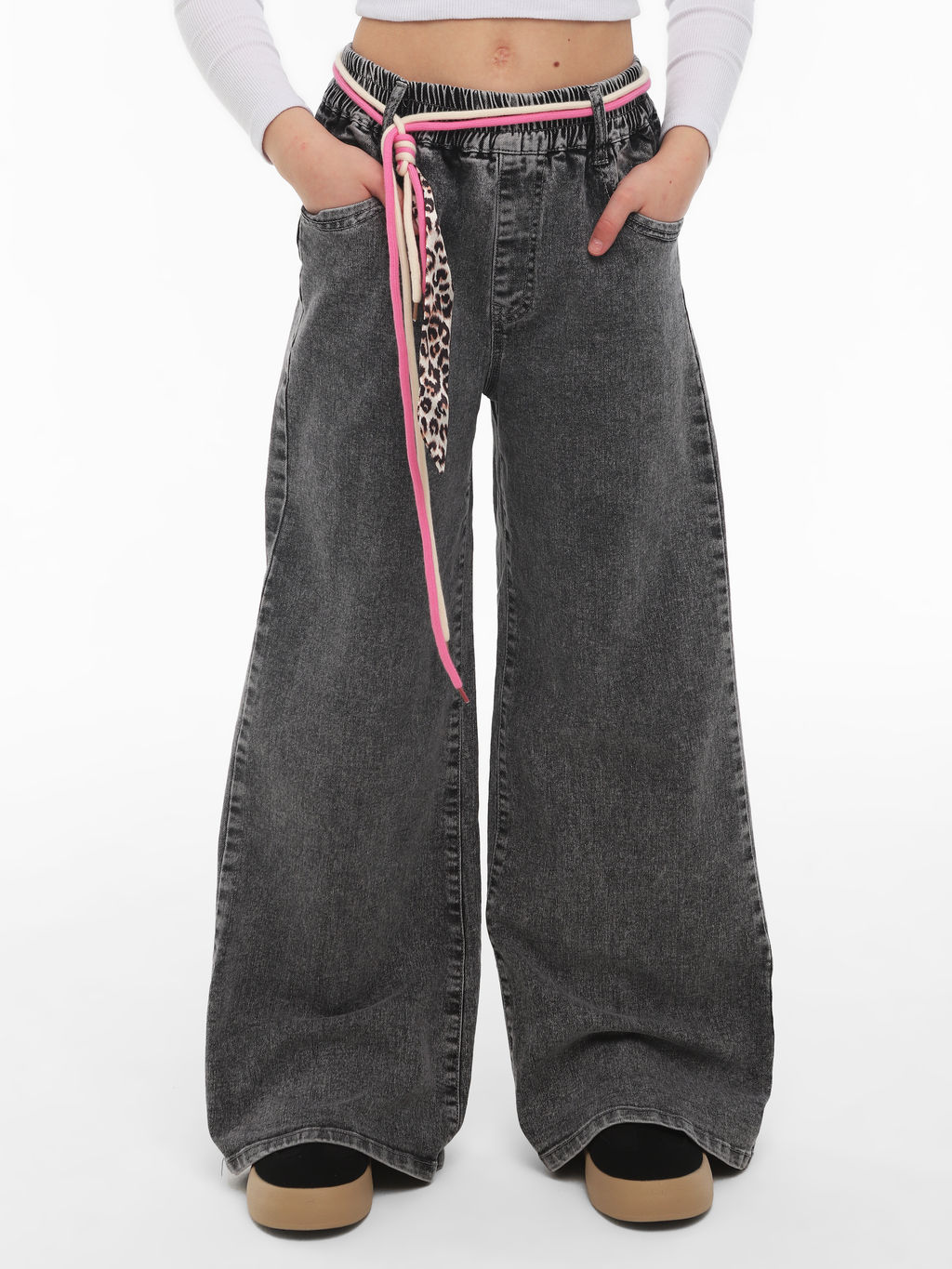 Джинсы-палаццо для девочек - СИНЯЯ МОДА фото 2
