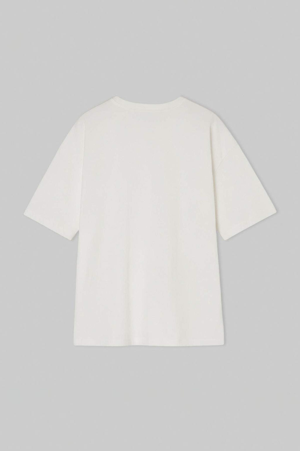 Ekru Oversize/Genis Kesim Slogan Nak?sl? %100 Pamuk T-Shirt TMNSS26TS00055 - Trendyolmilla фото 3