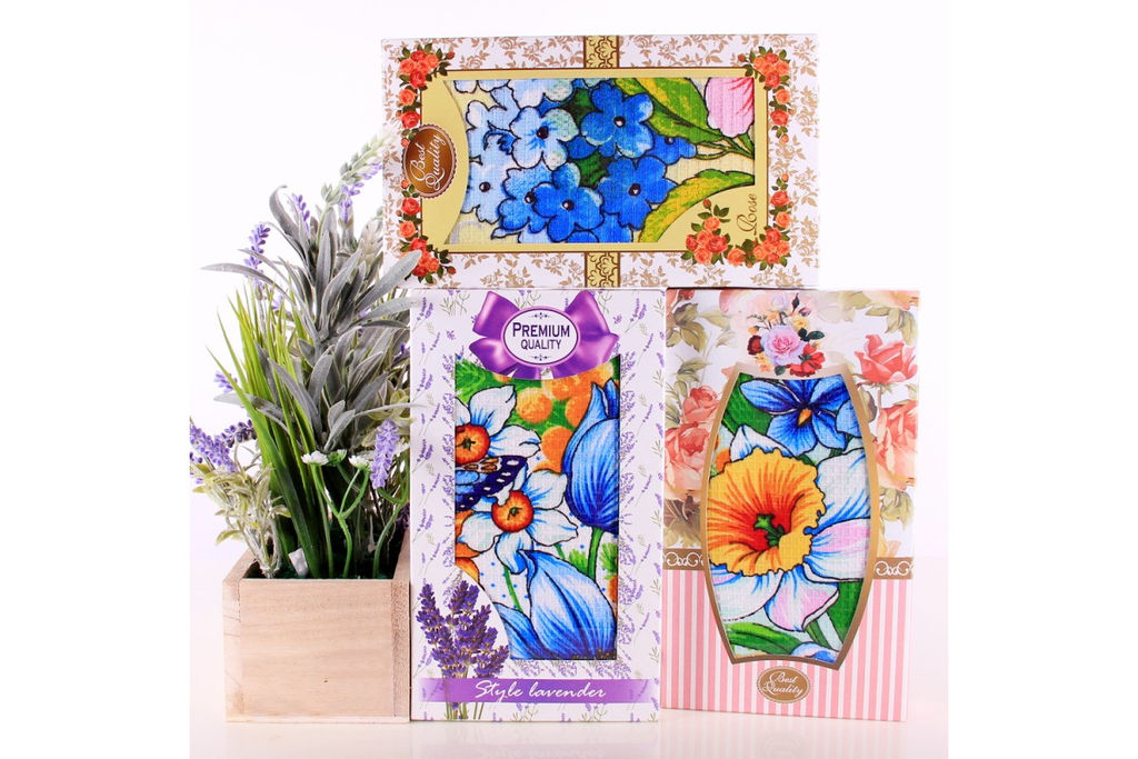 Набор вафельное полотенце Купон 50х63 в шоколадке ВК 181 мк