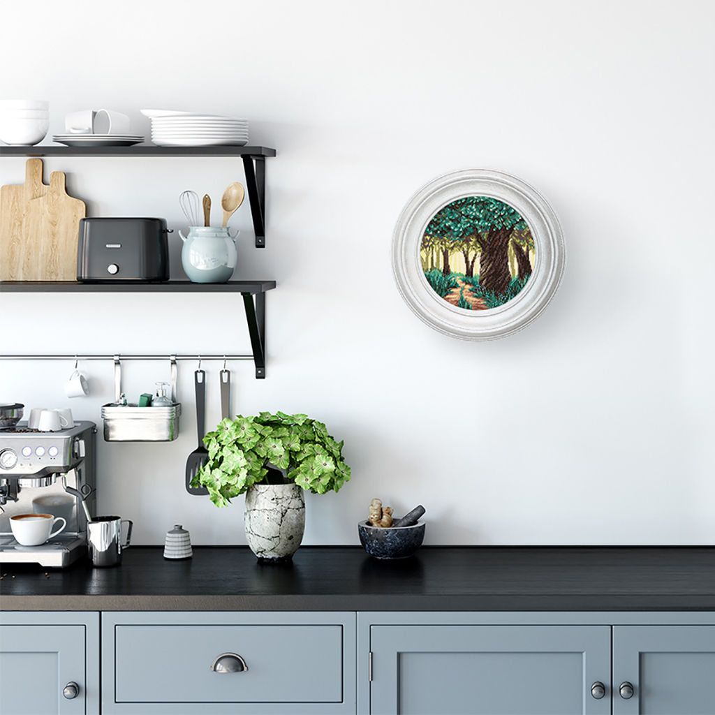 Набор для вышивания PANNA PS-7341 Солнечный лес 17.5 х 17.5 см