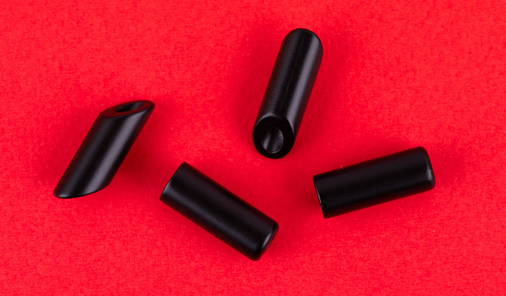 Концевик металл Gamma GB 1654 декоративные в пакете 20 шт №01 Черный