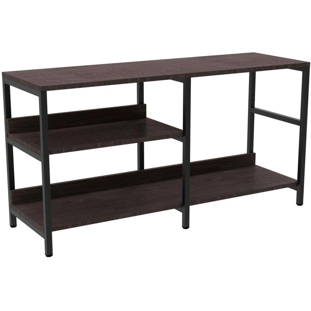 Тумба TI_под ТВ Комус Онега-14 с универ.полкой (слева/справа),яс.анкор.темн