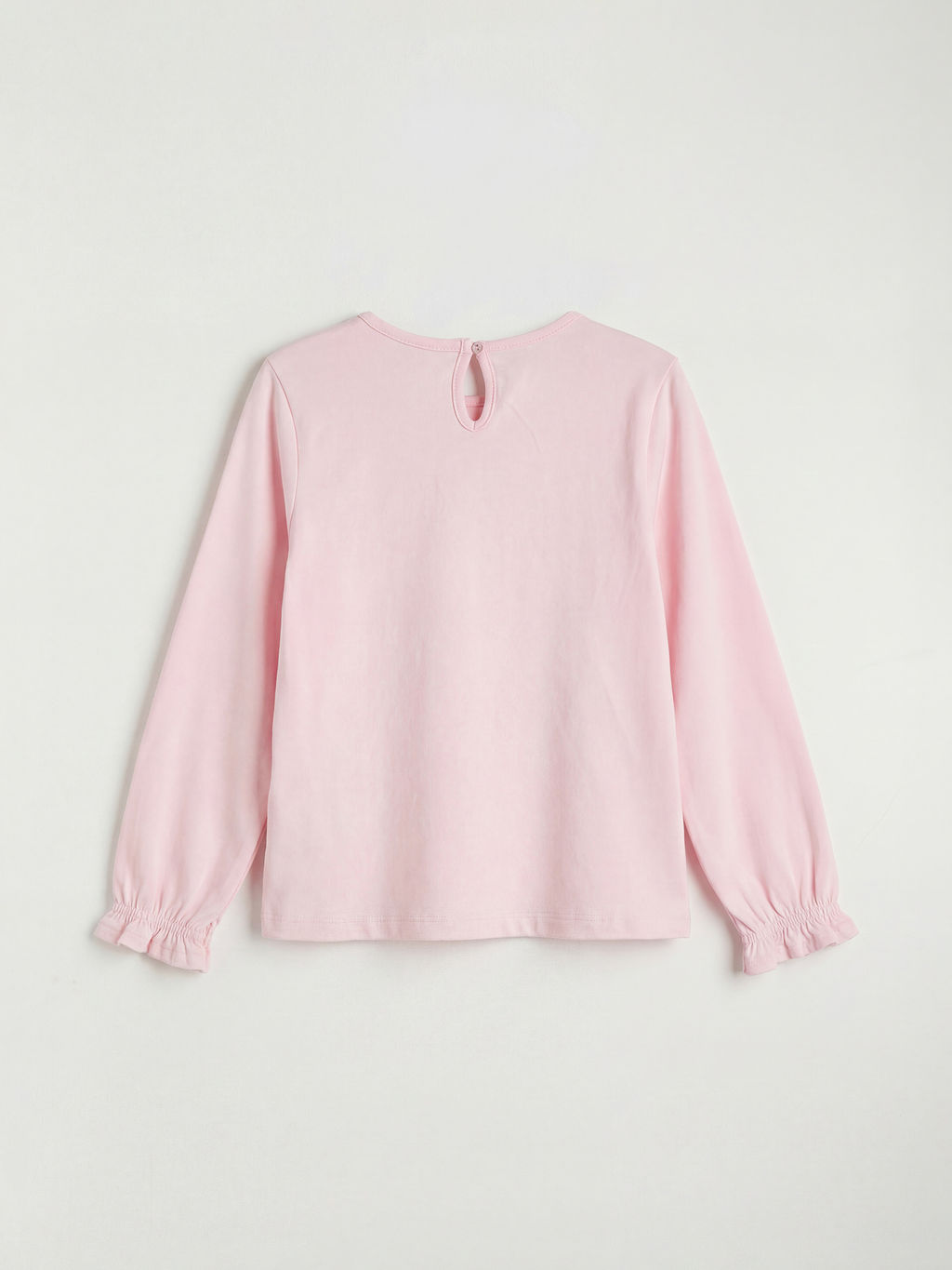 Bisiklet Yaka Barbie Uzun Kollu K?z ?ocuk Ti??rt