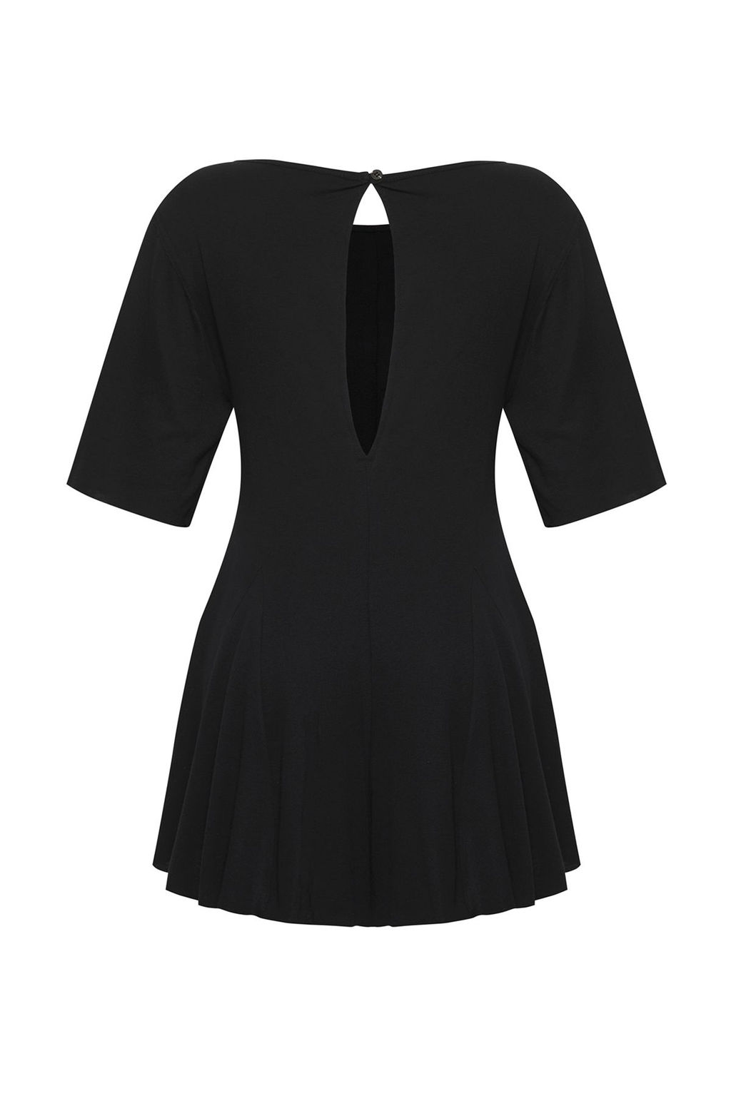 Plaj Giyim Siyah Orme Mini Tulum TBESS25TU00001