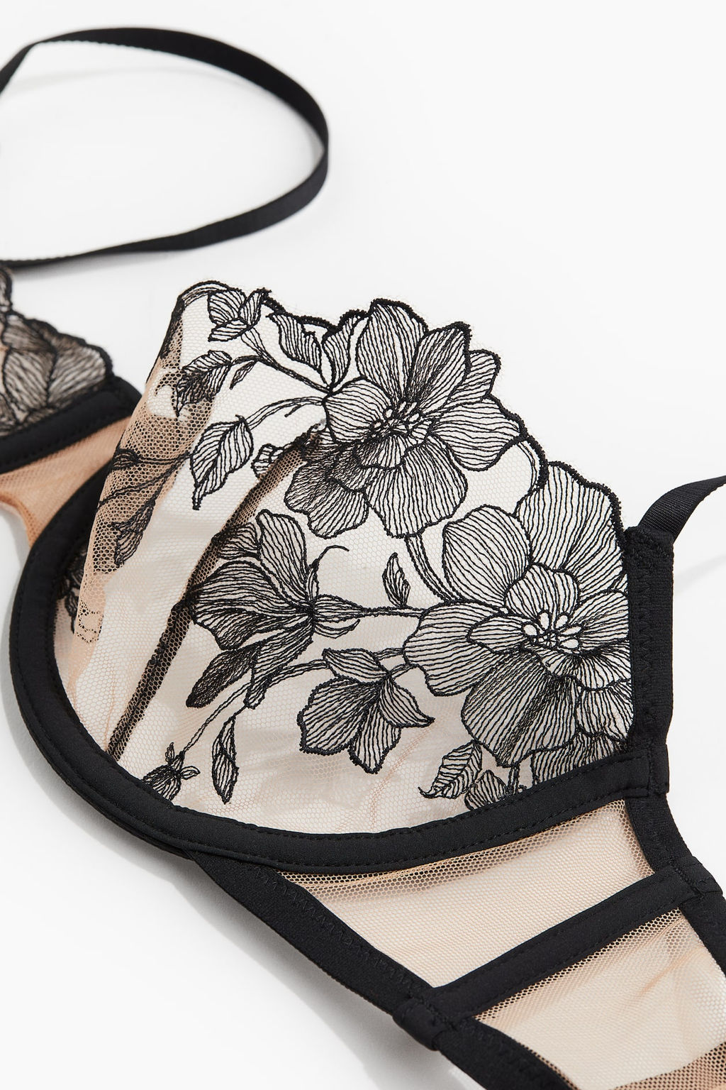 Sujetador balconette bordado - H&m фото 5