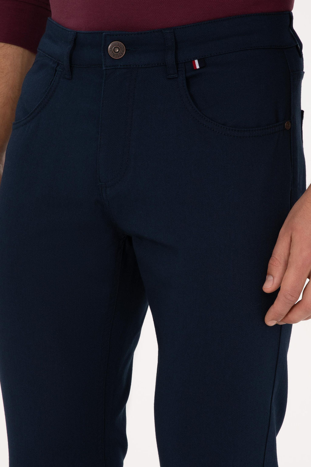 Erkek Lacivert Kanvas Pantolon - U.s. polo assn фото 5