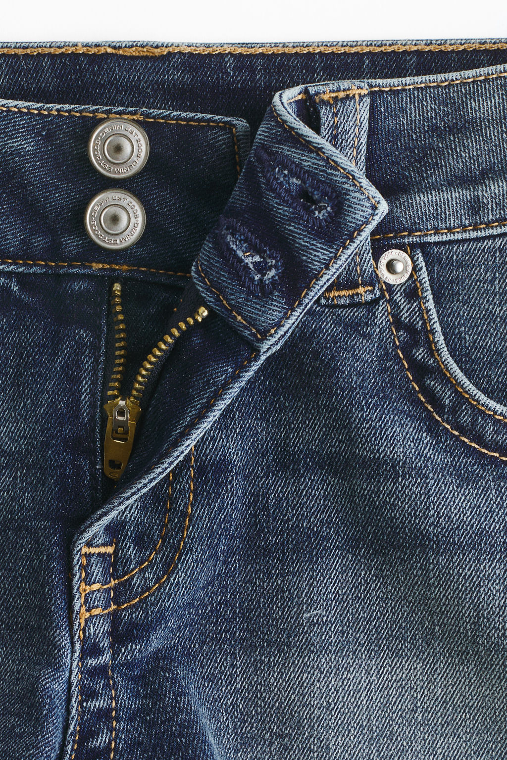 Minishorts denim de talle bajo - H&m фото 4