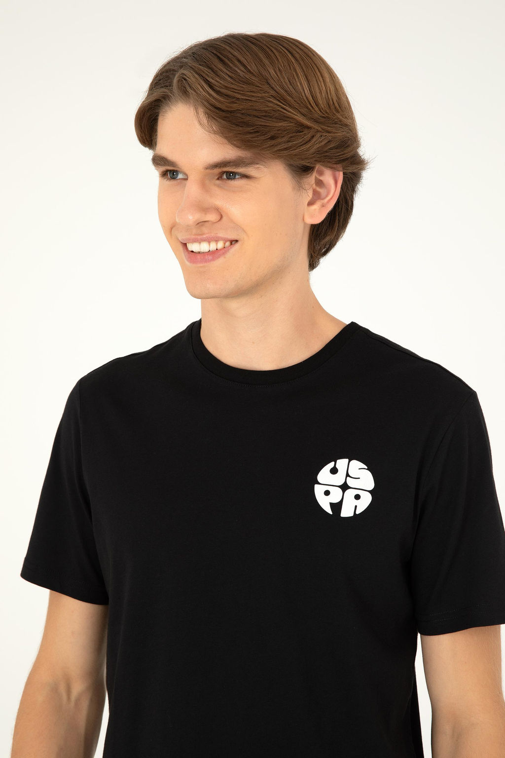 Мужская черная футболка Неожиданная скидка в корзине - U.s. polo assn фото 2