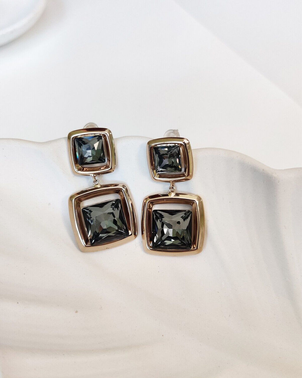 Серьги с кристаллами Swarovski