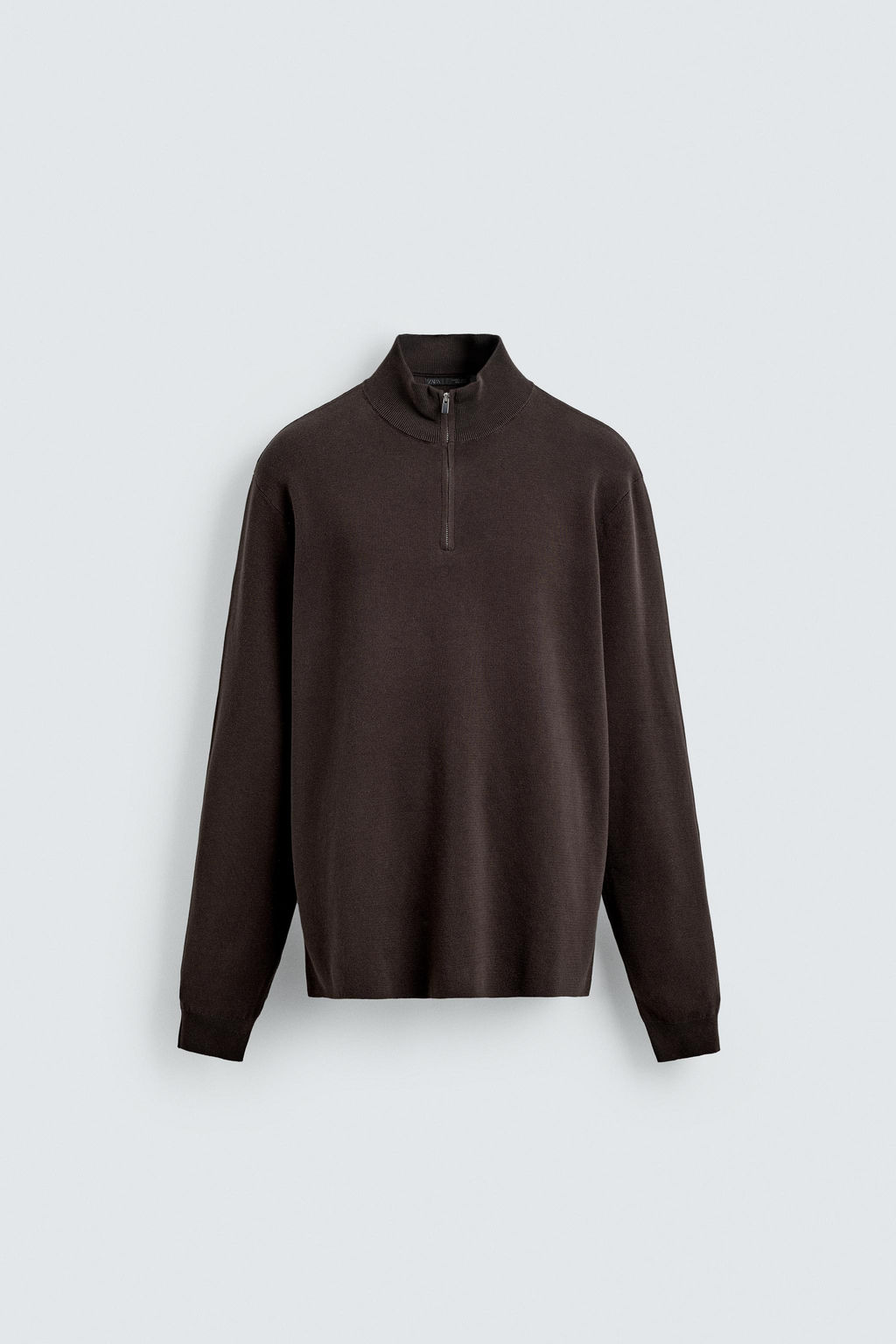 PURL KNIT ZIP-UP SWEATER - Zara фото 7