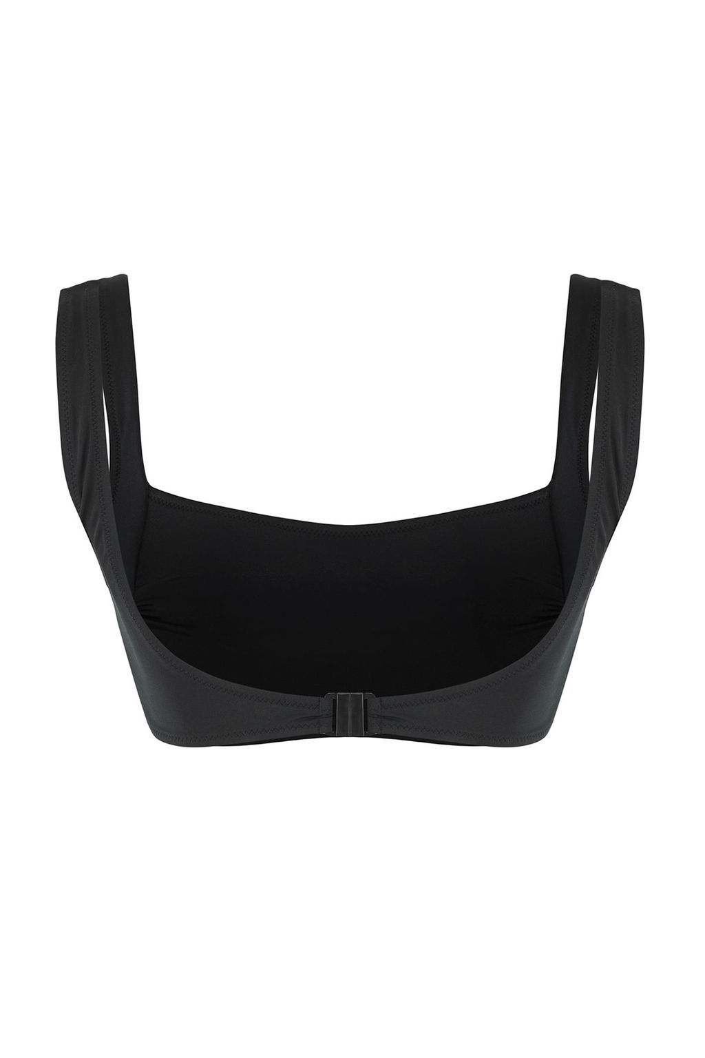 Siyah Parlak Bralette Bikini Ustu TBESS25BU00035 - Trendyolmilla фото 5
