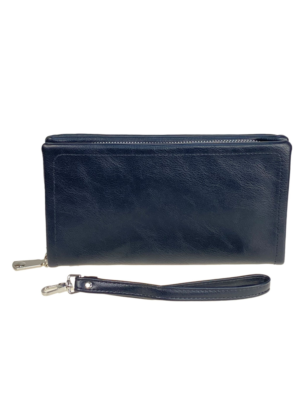 Клатч мужской из искусственной кожи, цвет черный