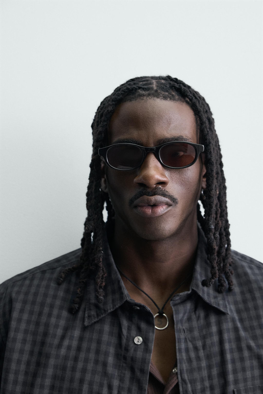 CAMISA RELAXED FIT CUADROS / Azul / Gris - Zara фото 6