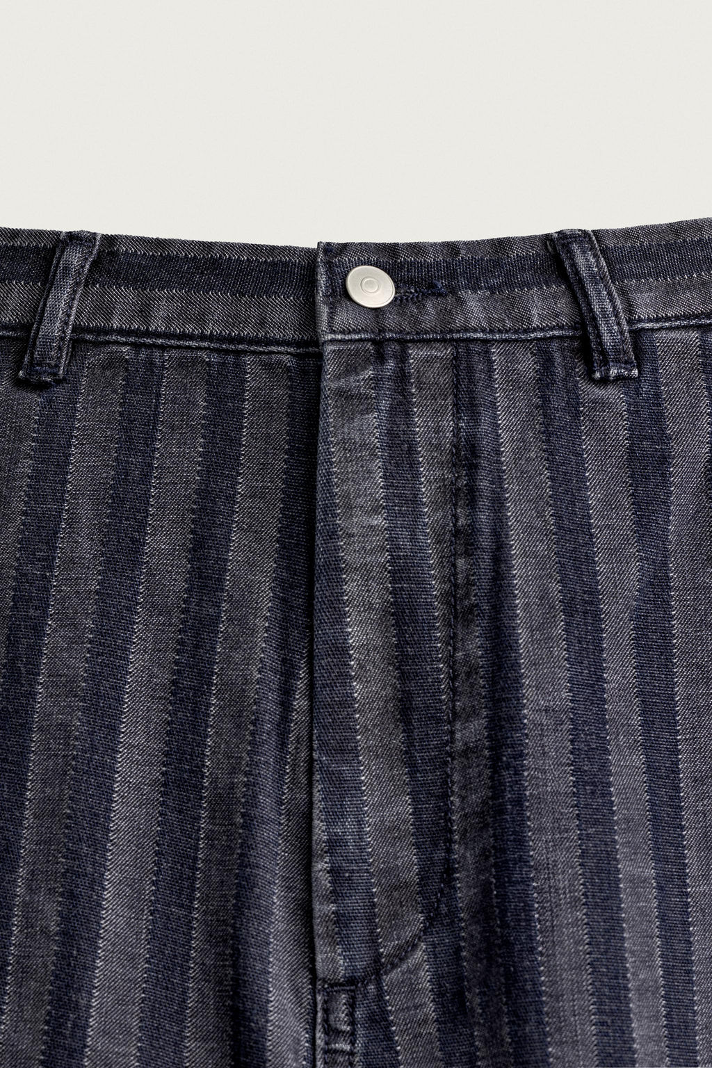 PANTAL?N CHINO RELAXED FIT RAYAS / Azul - Zara фото 9