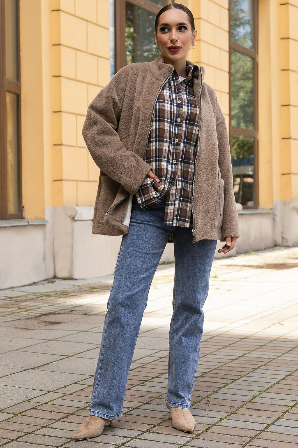 Пальто Альпака (искусственный мех) - Lt collection фото 5