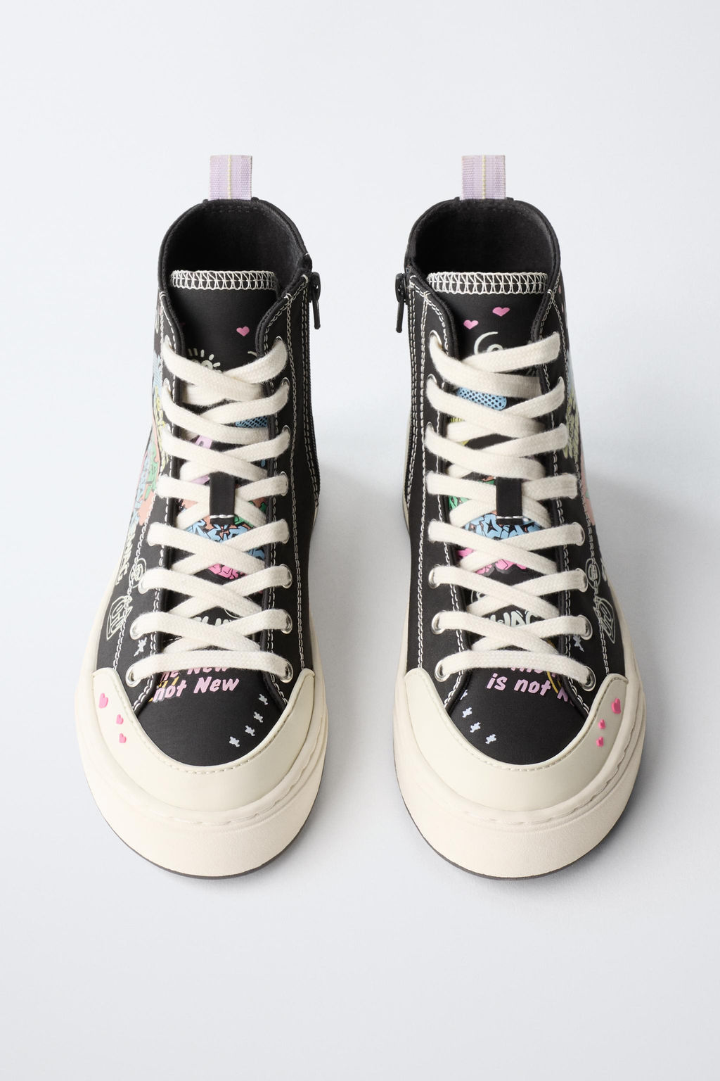 GRAFFITI HIGH-TOP SNEAKERS - Zara фото 5