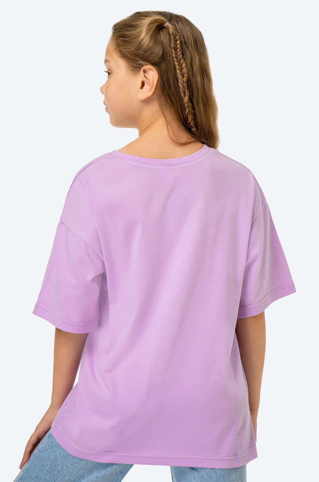 Футболка для девочки оверсайз Happy Fox  фото 7