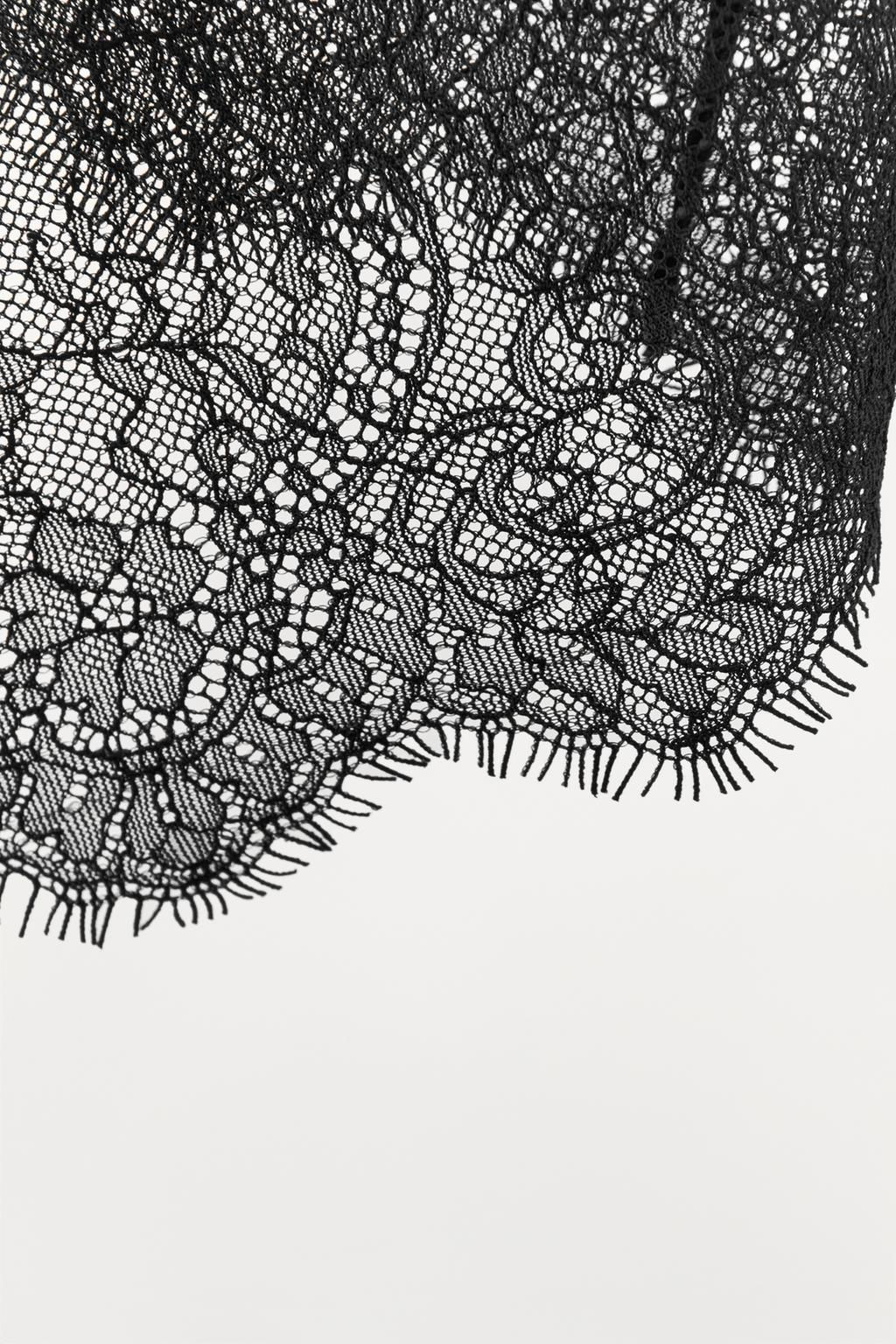ASYMMETRIC LACE TOP - Zara фото 7