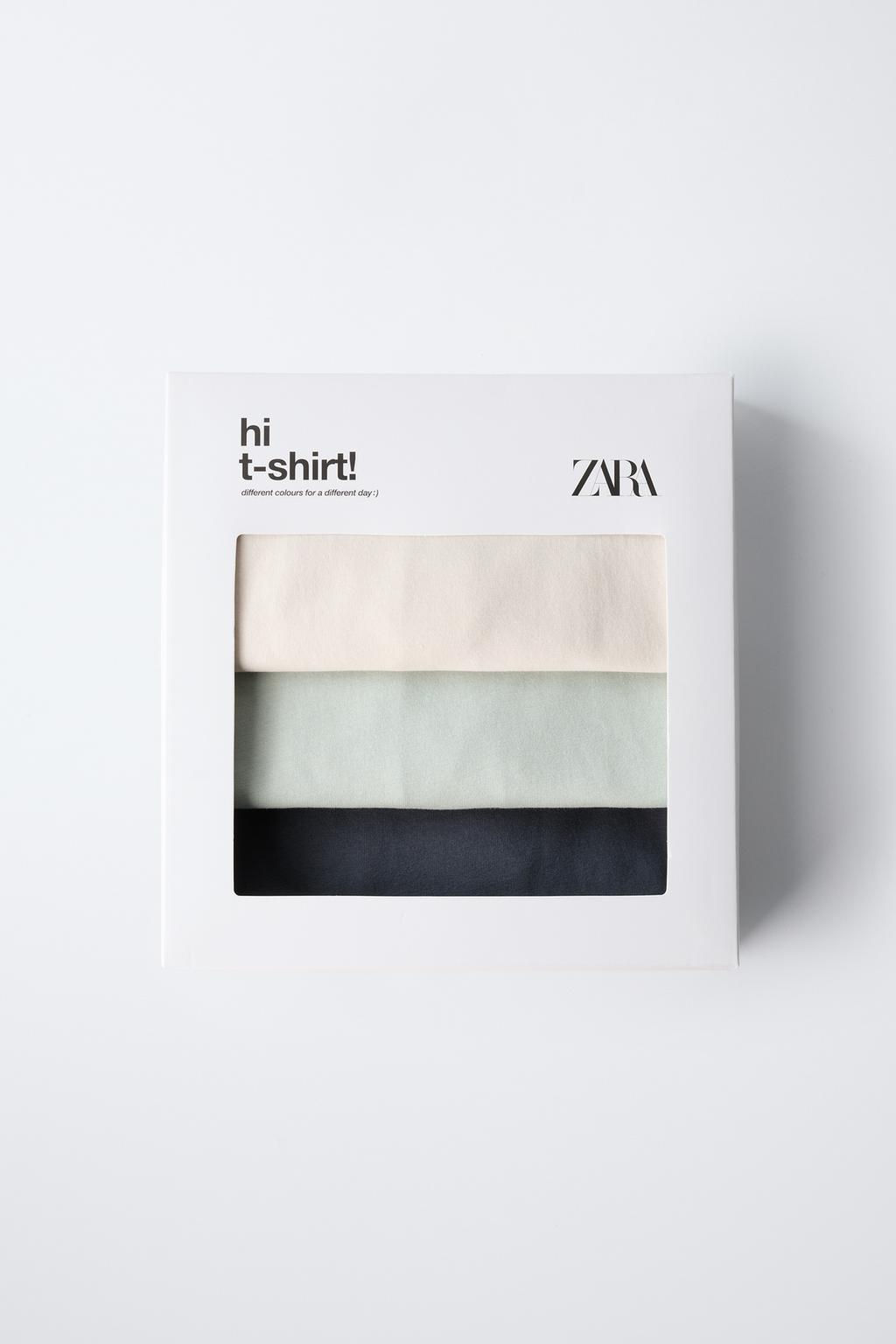3-PACK OF PLAIN T-SHIRTS - Zara фото 10