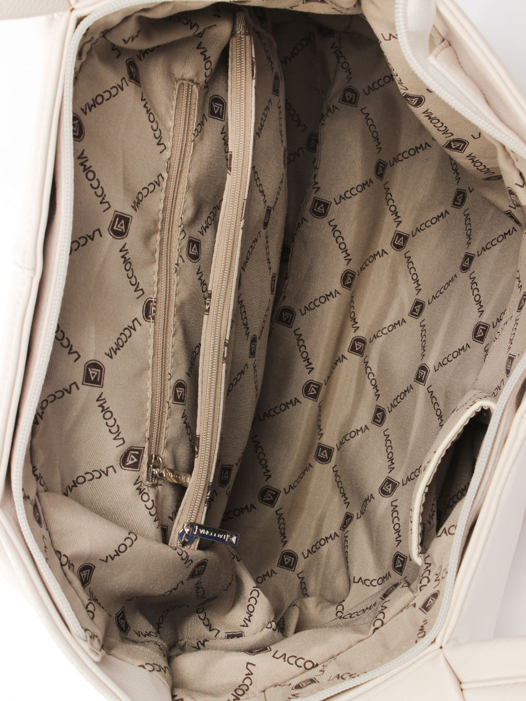 LACCOMA сумка Флоренция-L815-слоновая кость эко кожа хлопок