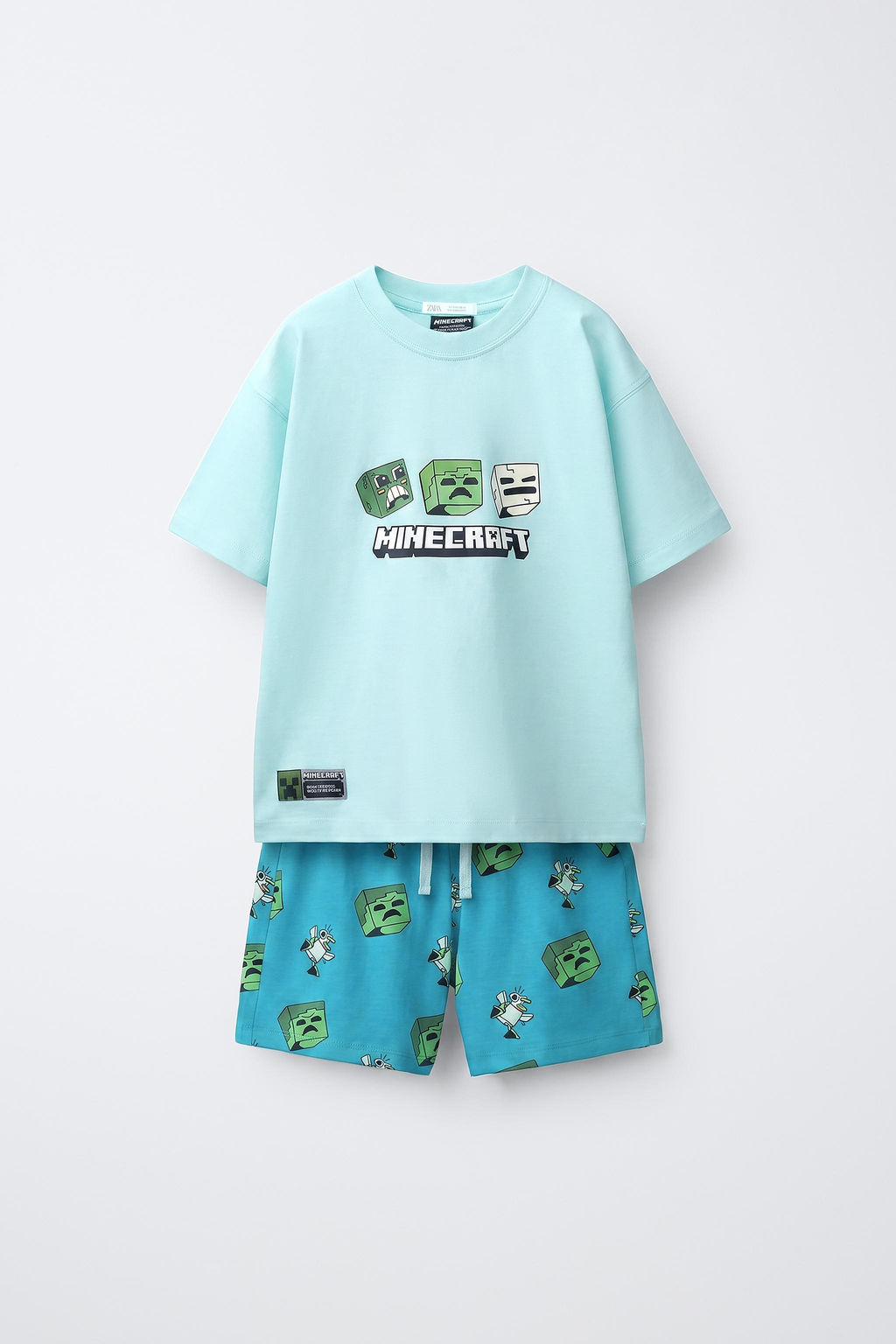 6-14 A?OS/ PIJAMA MINECRAFT  MOJANG AB. / Azul - Zara фото 2