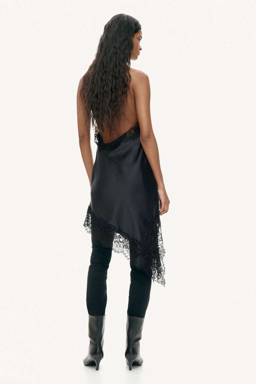 Vestido halter de sat?n - H&m фото 4