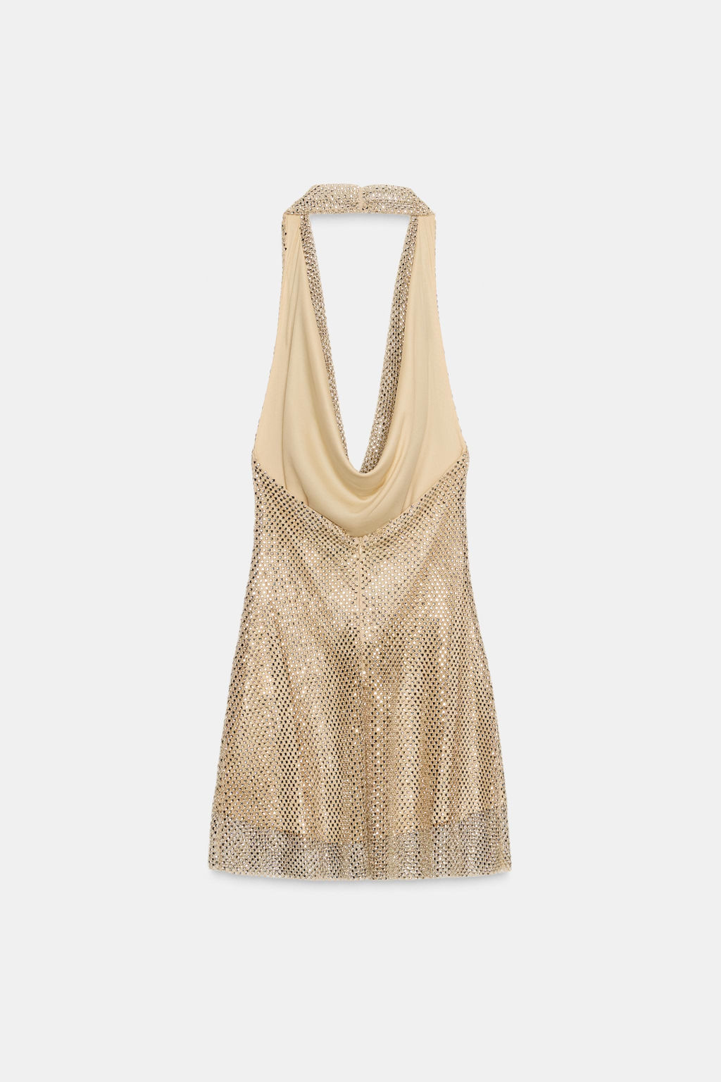 SPARKLY HALTERNECK DRESS - Zara фото 7