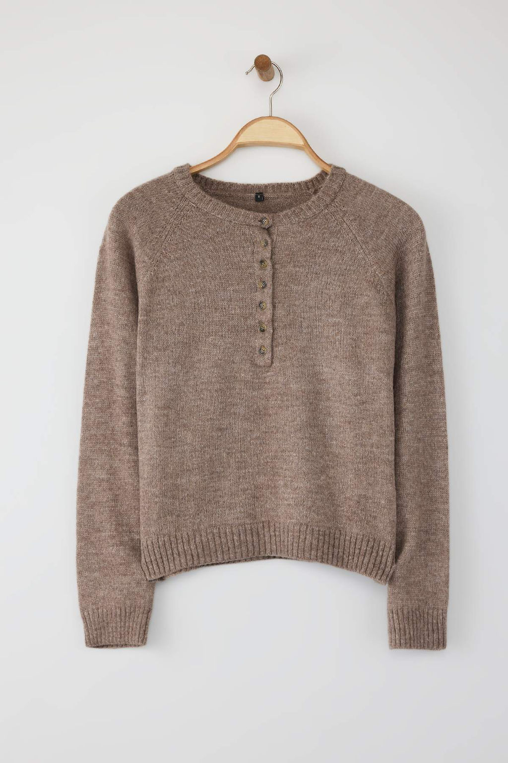 Vizon Yumusak Dokulu Dugme Detayl? Triko Kazak TWOAW25KZ00103 - Trendyolmilla фото 5