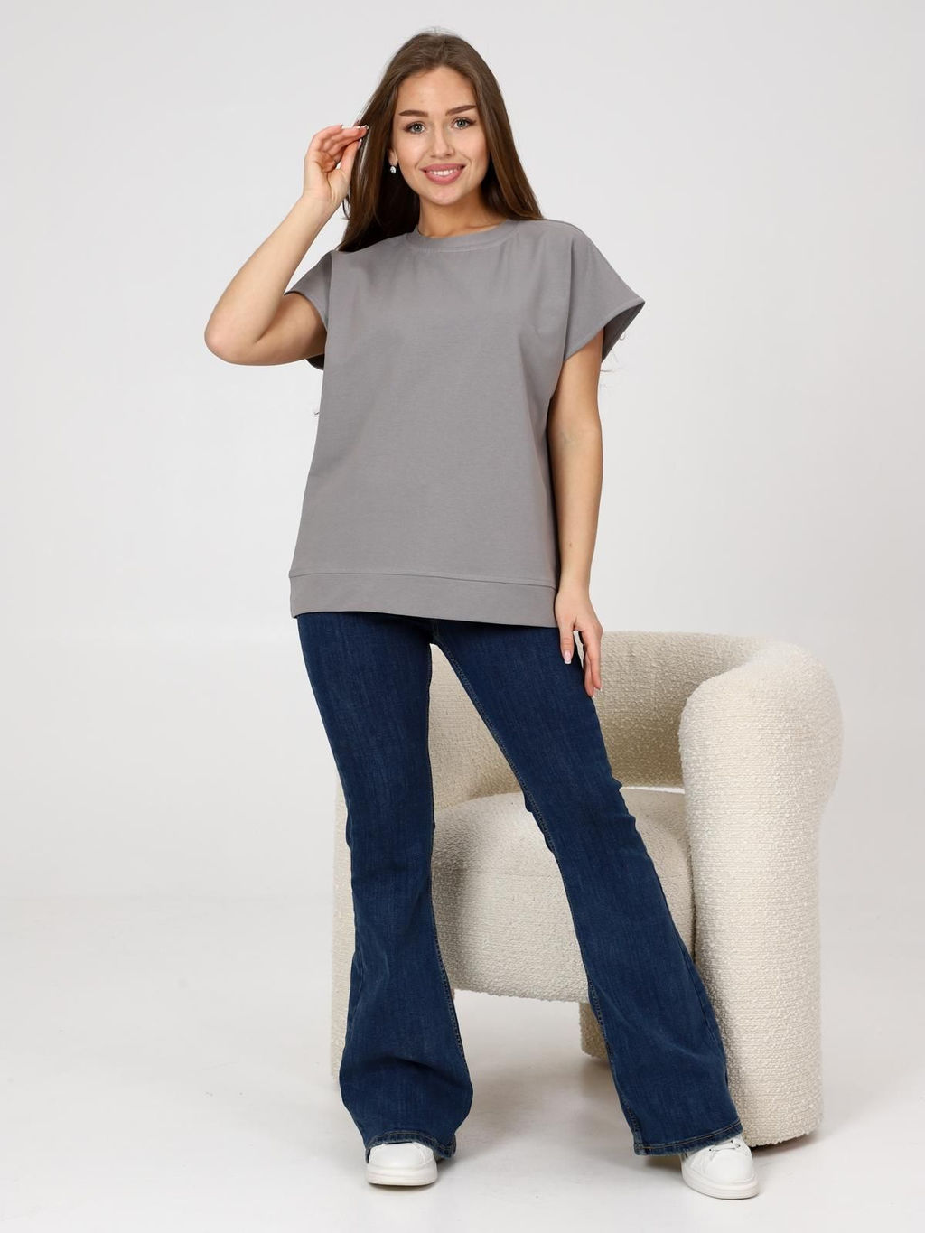 IV-CAPRIZ Секвенция - футболка серый  фото 2