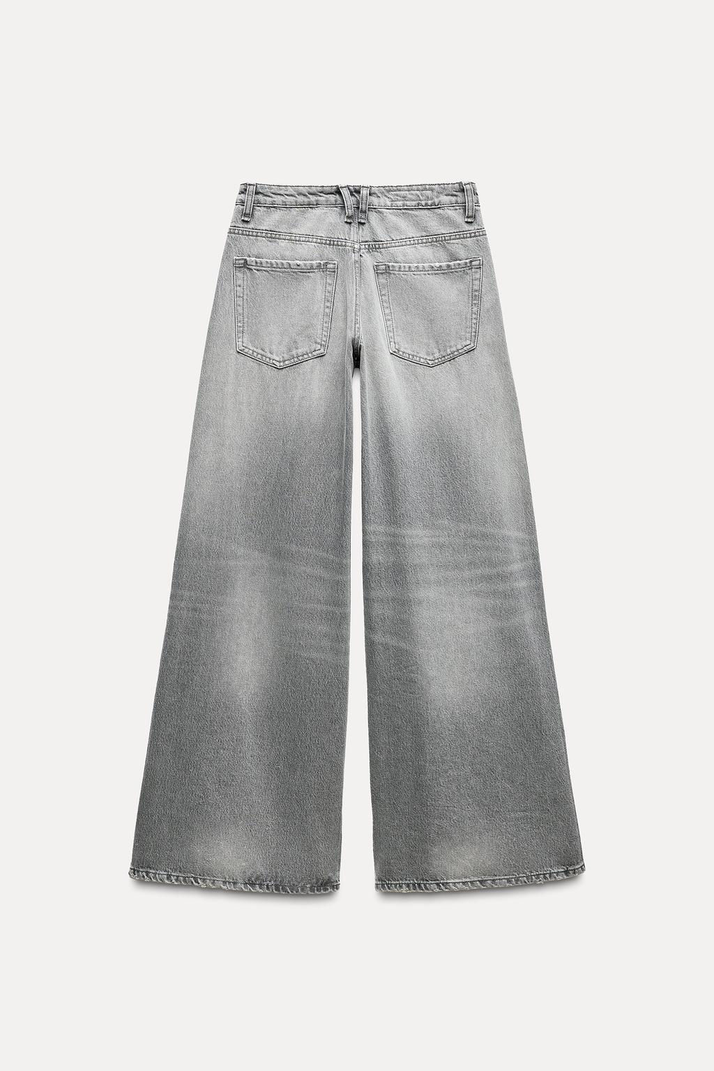 TRF ELEPHANT-LEG LOW-RISE JEANS - Zara фото 8