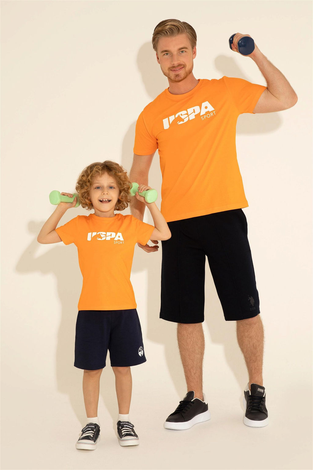 Мужская оранжевая футболка - U.s. polo assn фото 8