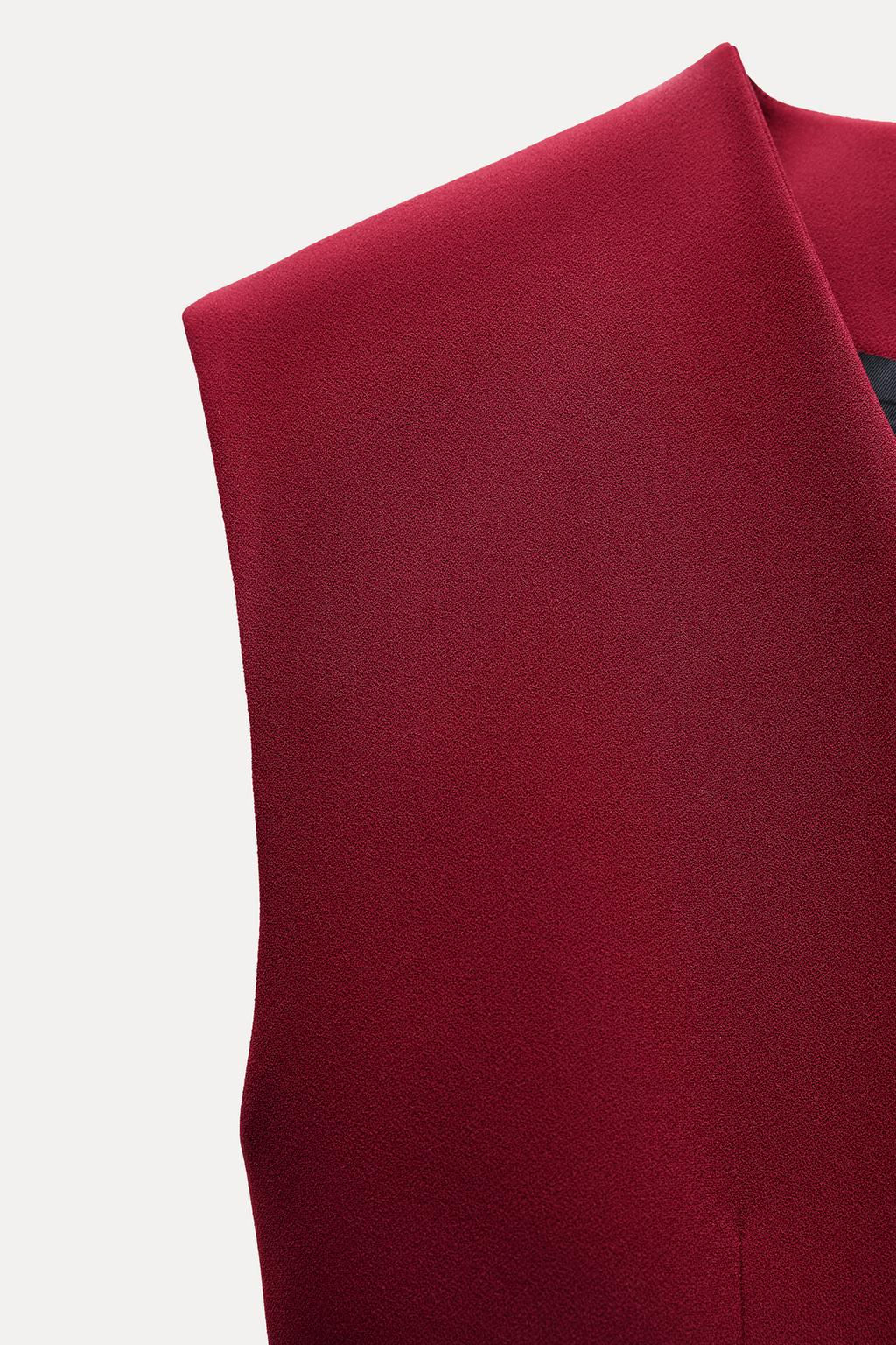 ZW COLLECTION WAISTCOAT WITH BELT AND VENTS - Zara фото 29