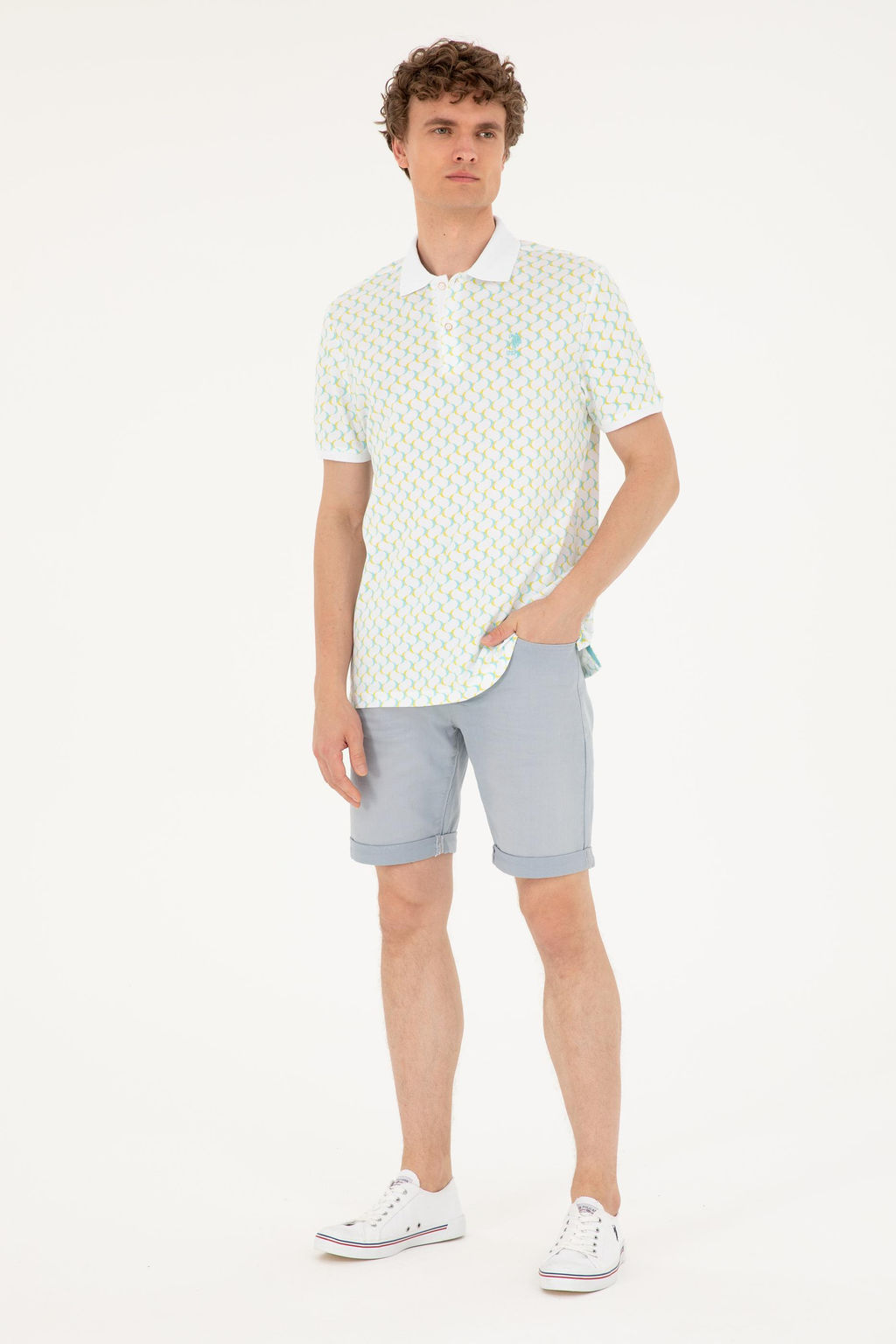 U. S. Polo Assn / Мужская мятная футболка - U.s. polo assn фото 11