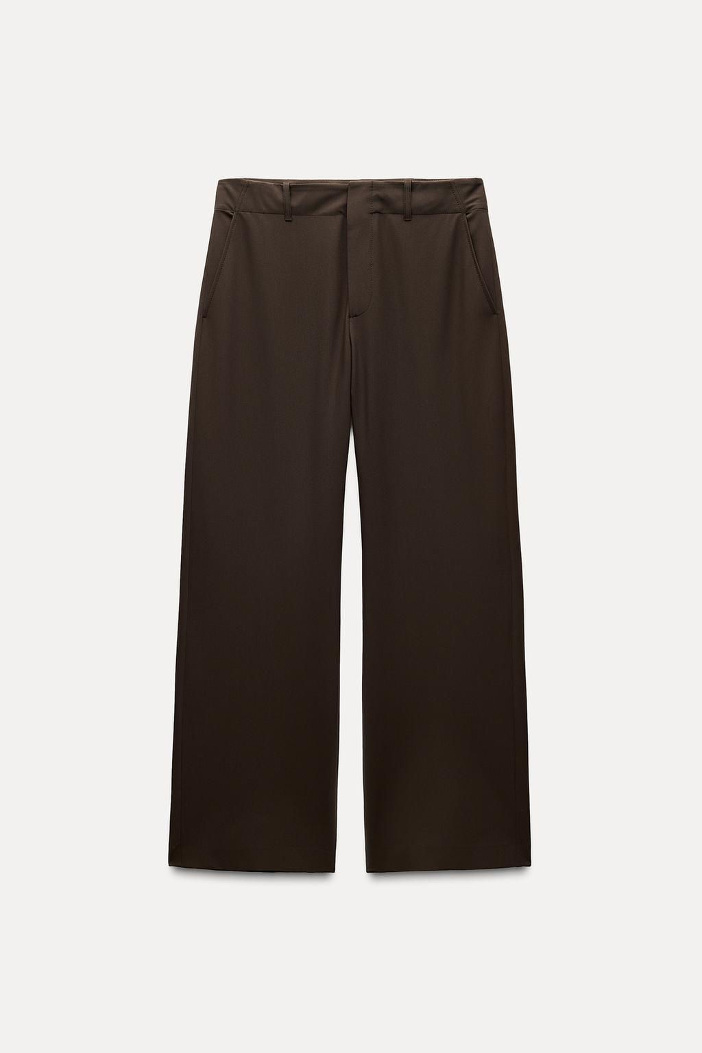 ZW COLLECTION STRAIGHT-FIT TROUSERS - Zara фото 26