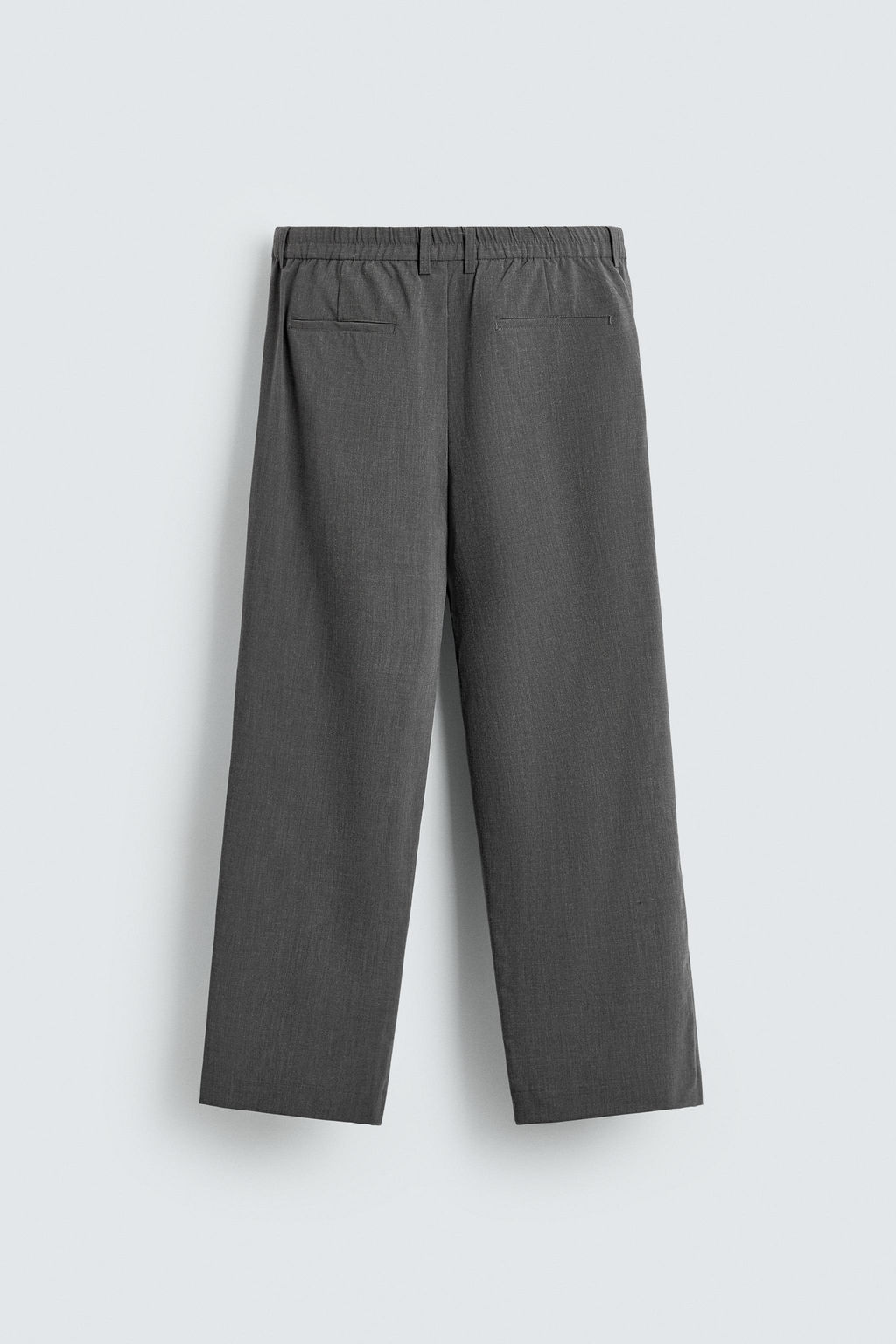 PANTAL?N WIDE FIT PLIEGUES / Gris - Zara фото 7