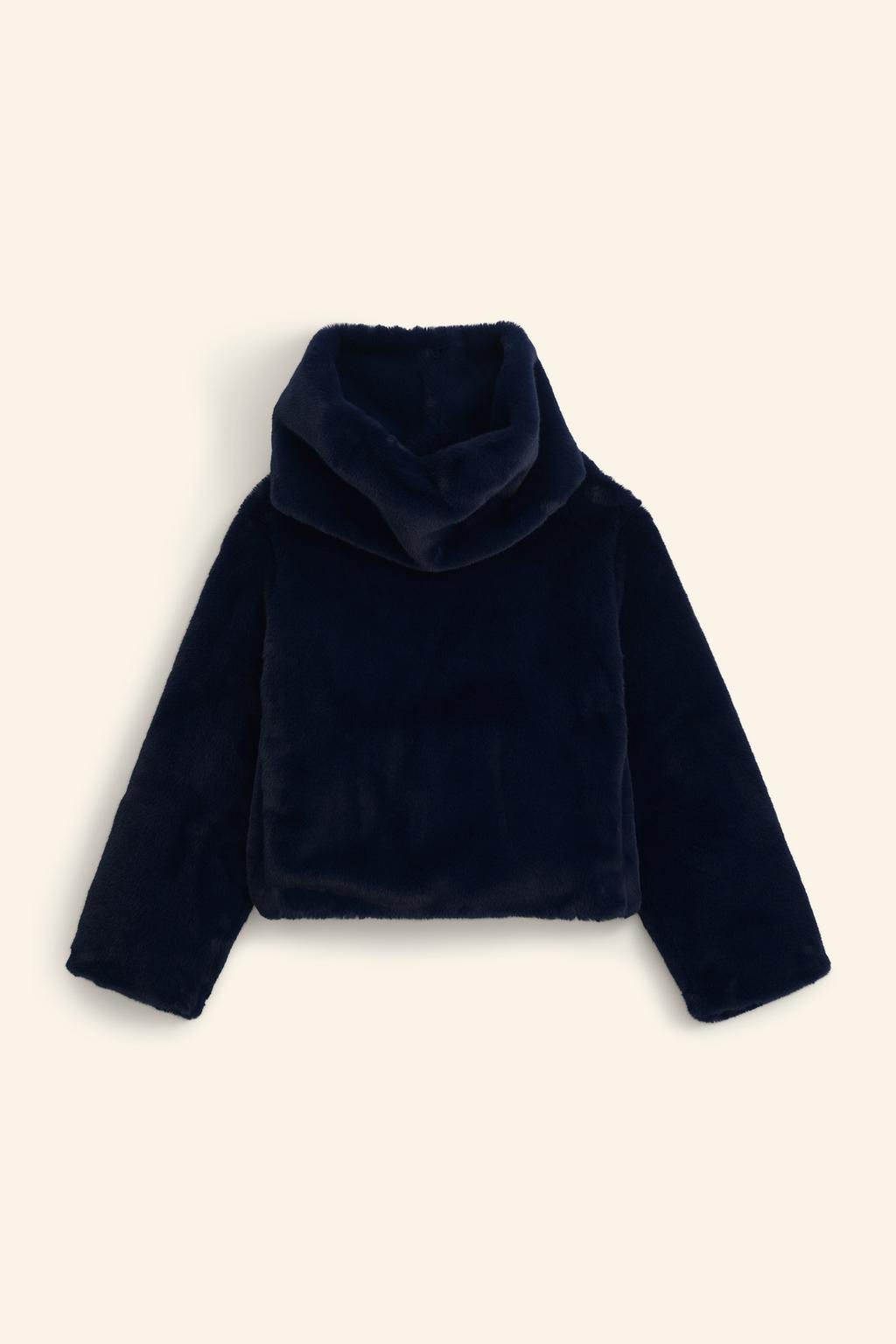 LIMITED EDITION FAUX FUR SWEATSHIRT - Zara фото 10