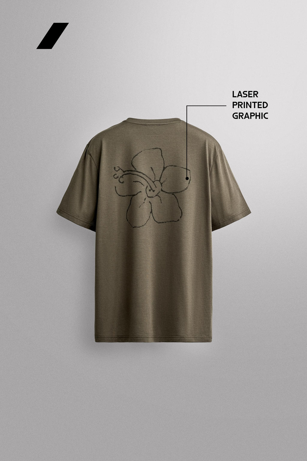 CAMISETA T?CNICA ESTAMPADO FLOR / Verde - Zara фото 8
